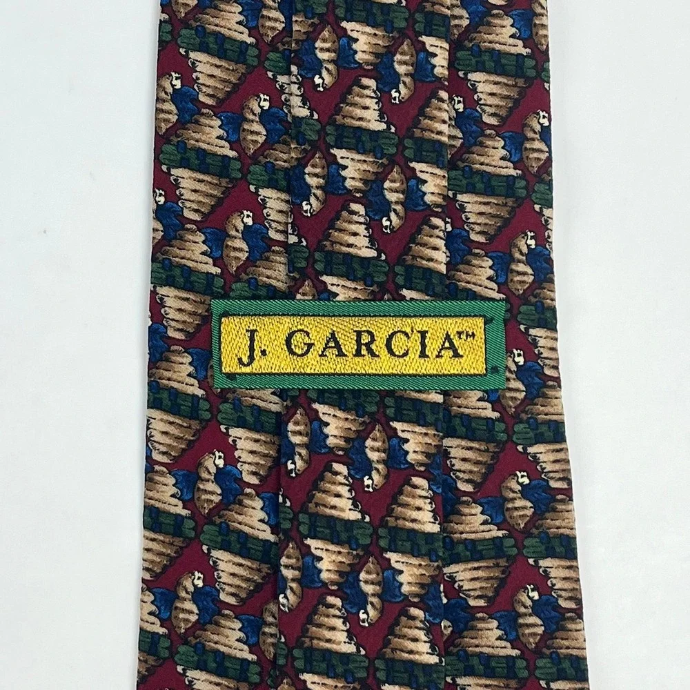J. Garcia Bees Collection‎ Seven Silk Necktie Mens 59